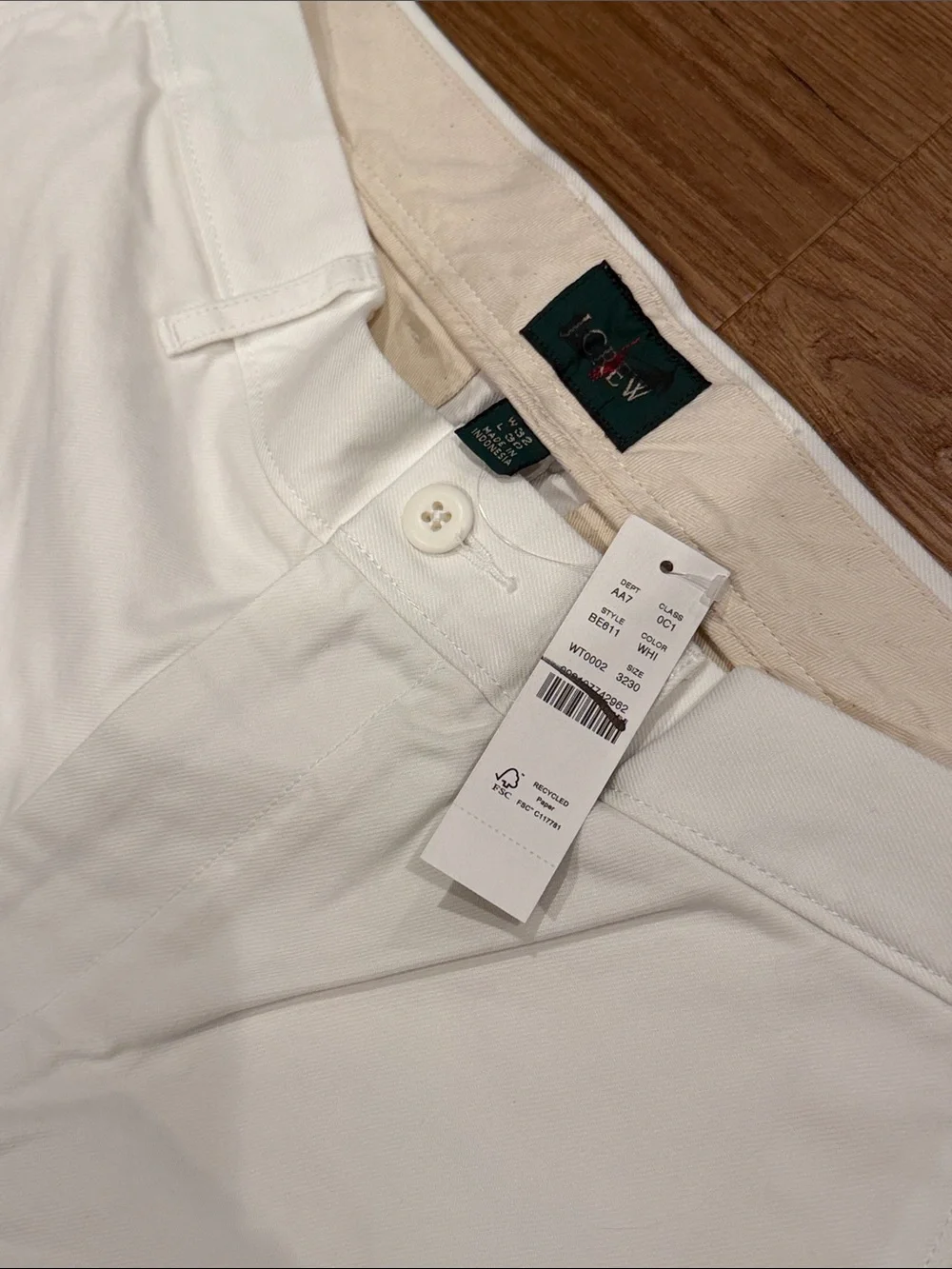 J Crew Classic chino pant
